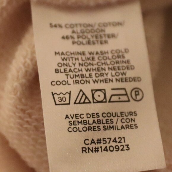 LOU & Grey Camo Sweatshirt Women's Medium Pink Soft Terry Crew Neck Long Sleeve - Picture 5 of 9